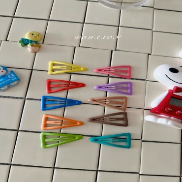 레인보우톡삔(10EA)