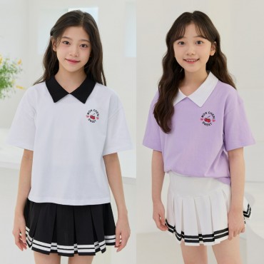 체리몽배색카라티