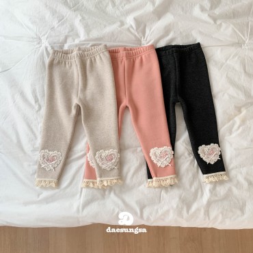 기모핑크하트레깅스