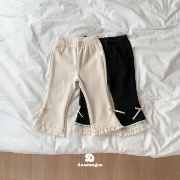 기모골지레이스나팔팬츠