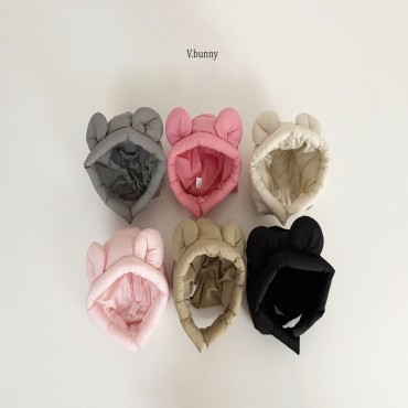 곰돌이패딩모자