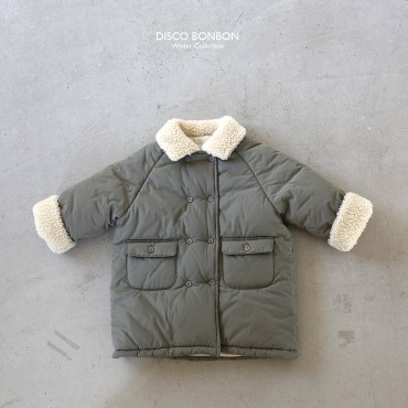 카키봉봉롱패딩