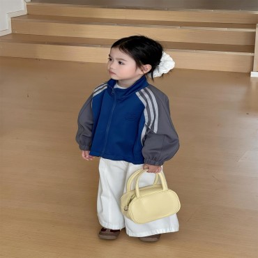 블루트랙하이넥바람막이자켓