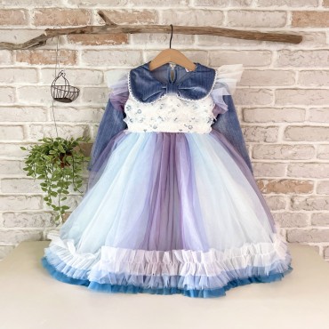 리본카라벨원피스