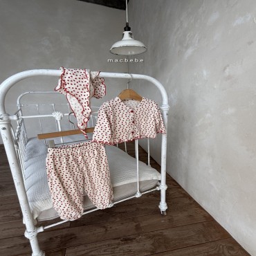 봄딸기3종셋트(바지+가디건+치커프)