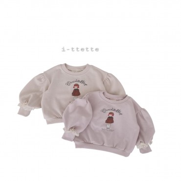 베레모소녀레이스맨투맨